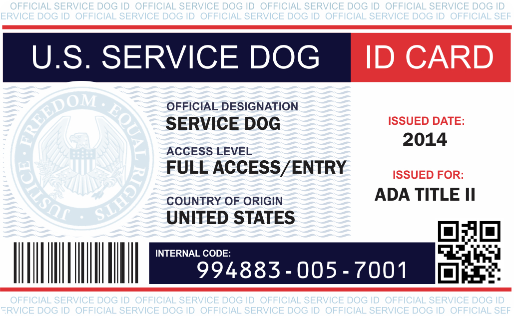 Service Dog Certificate Template from www.servicedogkits.com